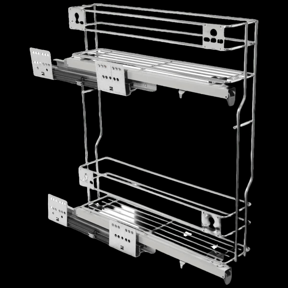 Porte-bouteille coulissante INOX