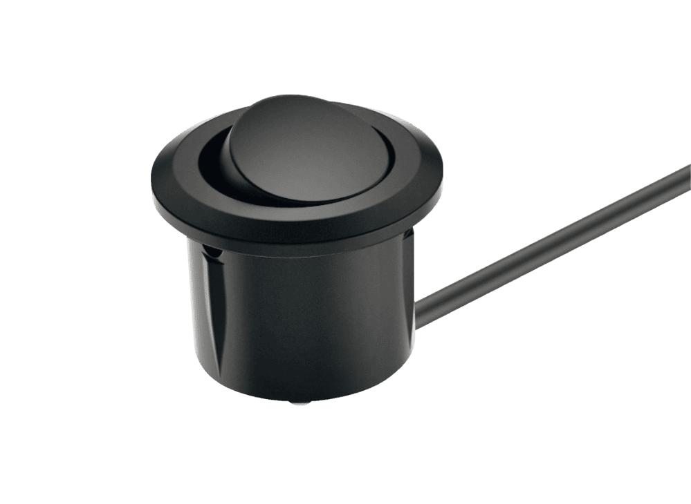 Interrupteur noir basculant avec câble d’alimentation