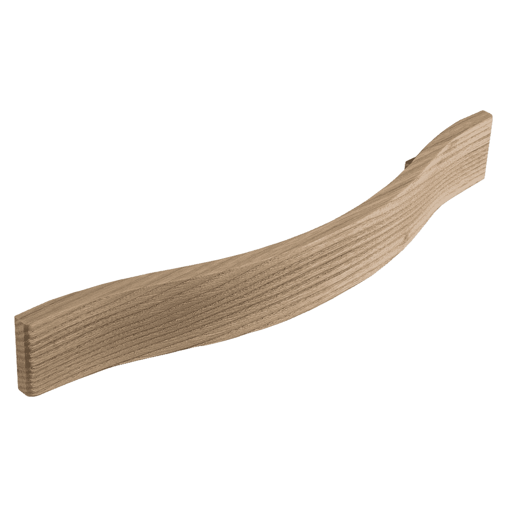 Poignée Bois brut calin brossé cc160 l 240mm