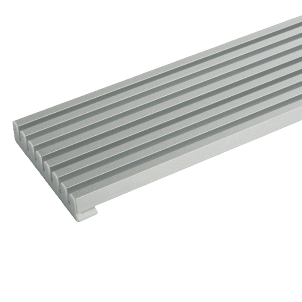 Grille de four 8 lattes finition en acier inoxydable 124*600mm