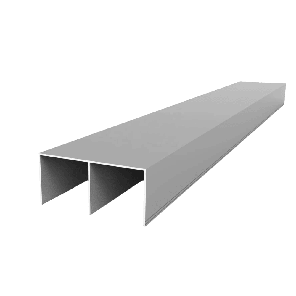 Guide supérieur pour porte coulissante 80 mélaminé revernissable