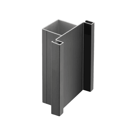 Profil vertical valle (C) matte et noir