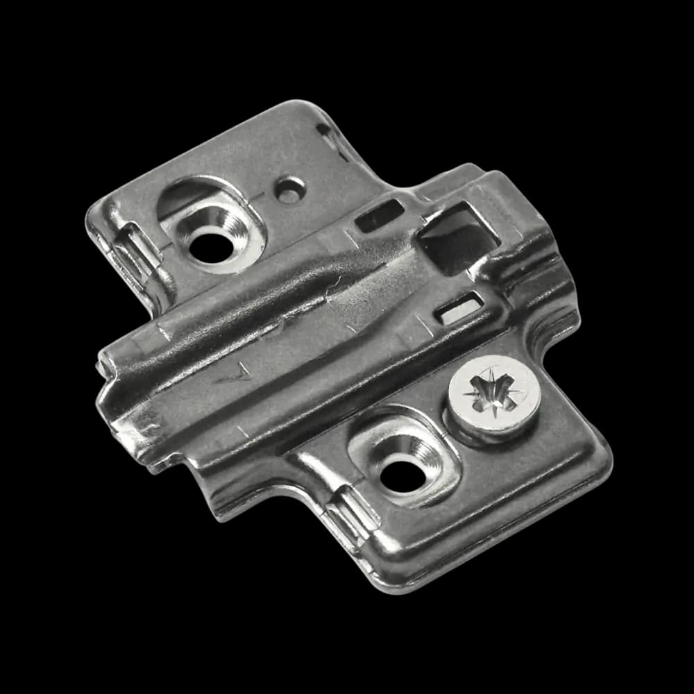 Base charnière ajustable (vis 7 mm) avec chevilles Ø11,5 mm