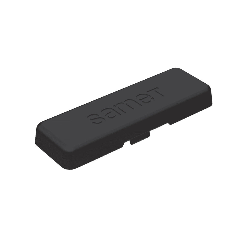 Cache vis pour charnière noir