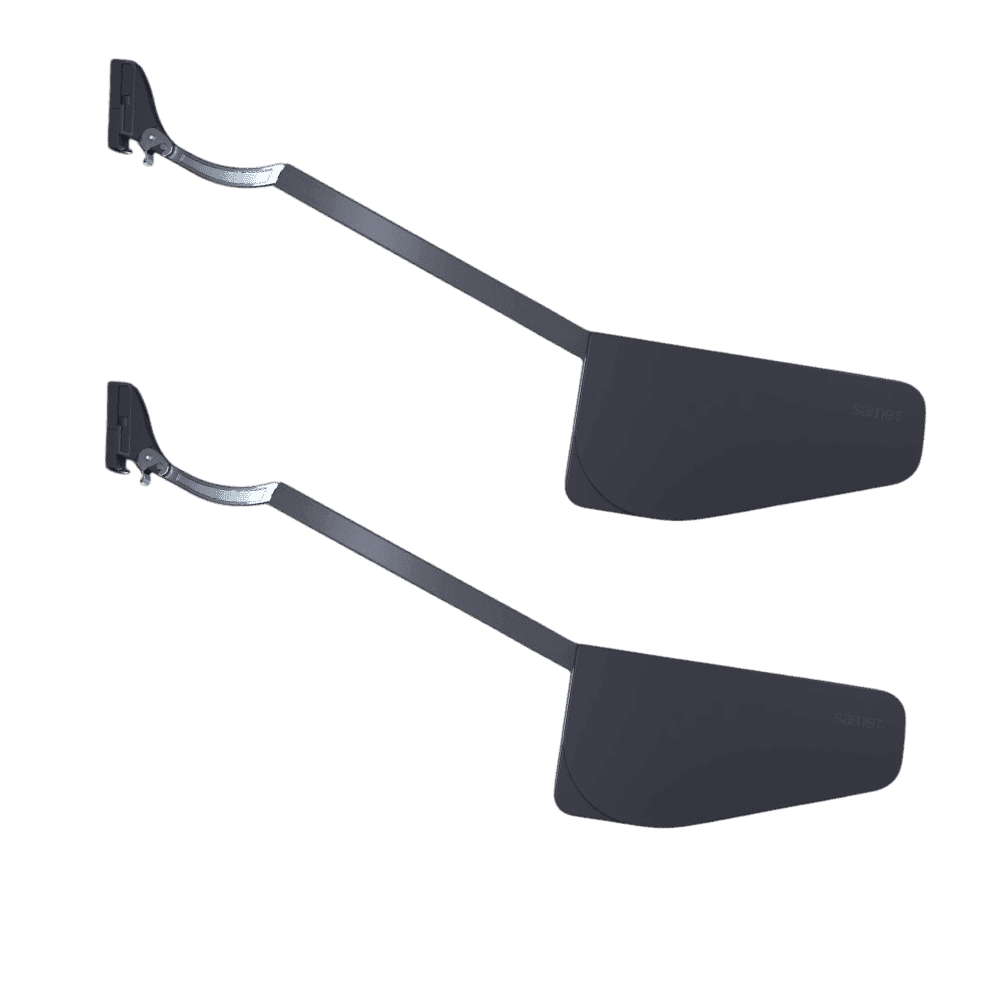 Kit mécanismes pour porte relevable pliante