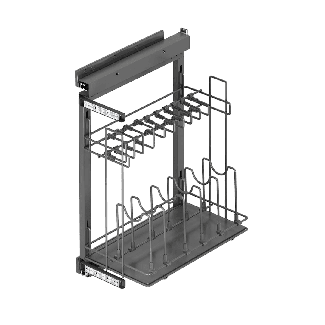 Porte-casserole coulissante 450 mm, Droite