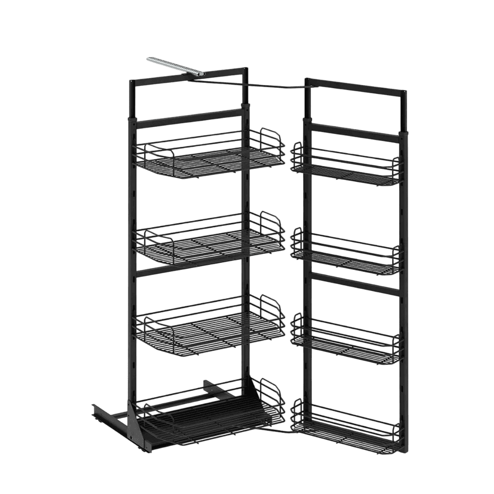 Ensemble Garde-manger double – 6 paniers, Fond fil