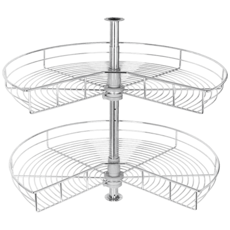 Caisse tournant pour caisson coin inox