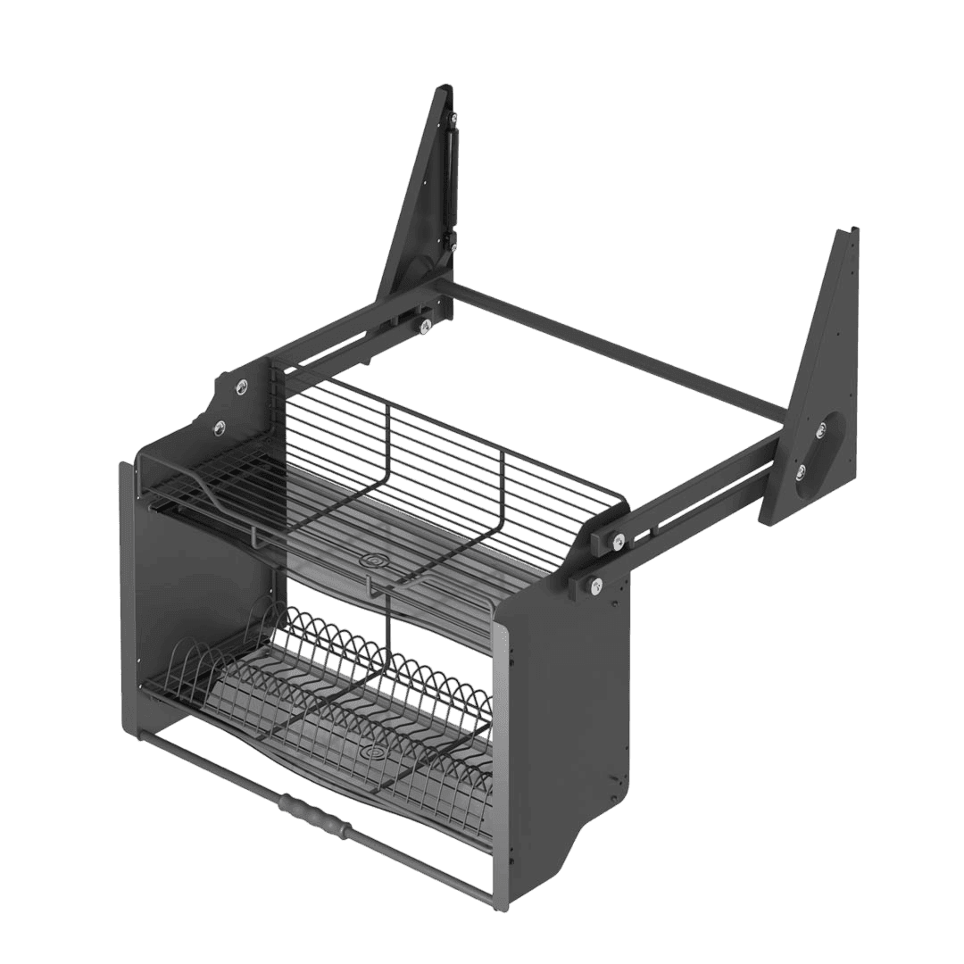 Etagère rabattable avec élévateur + plateau