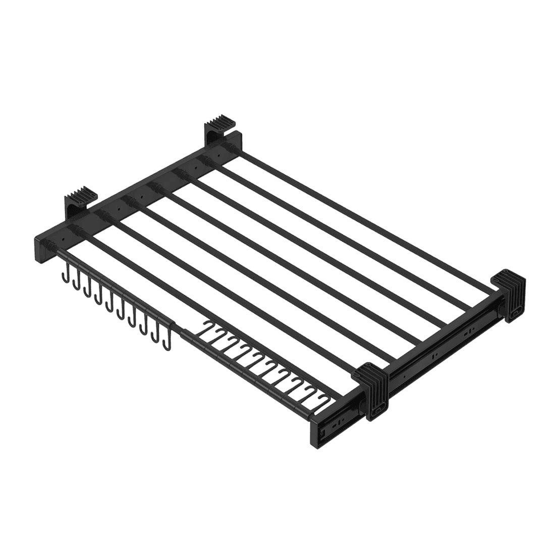 Cintre coulissant à couverture en plastique